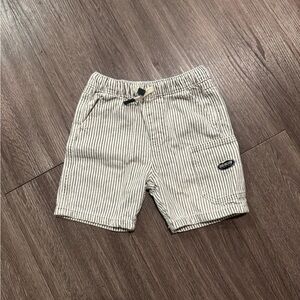 Zara Kids Black and White Striped Shorts